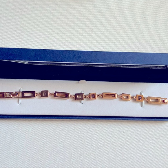 NWOT RARE Beautiful Swarovski Amber Crystals Bracelet - Picture 6 of 10